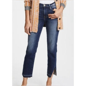 Frame Denim Le Nouveau Straight Cropped Jeans In Granby